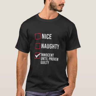 Camiseta Bonita Traviesa Inocente Hasta que se Demuestre qu