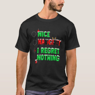 Camiseta Bonita traviesa, me arrepiento de que no haya nada