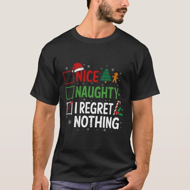 Camiseta Bonita traviesa, me arrepiento de que no haya nada (Anverso)