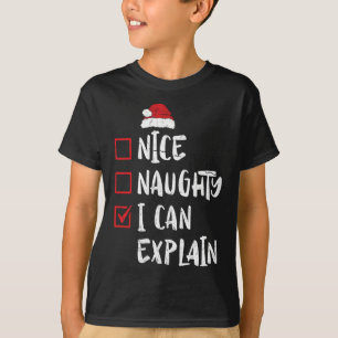 Camiseta Bonita traviesa que puedo explicar Navidades Lista