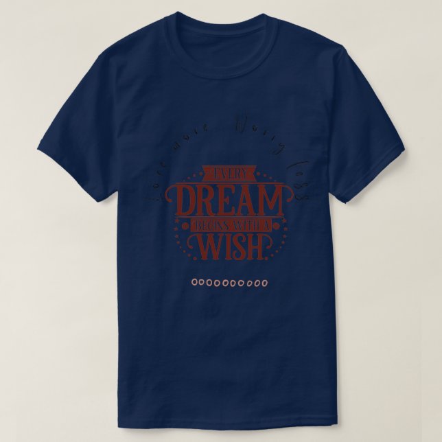 Camiseta Bonitas citas motivacionales Amar más preocupación (Diseño del anverso)