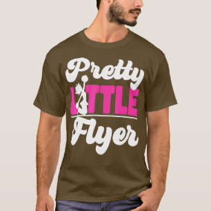 Camiseta Bonito animadora y pequeño volante