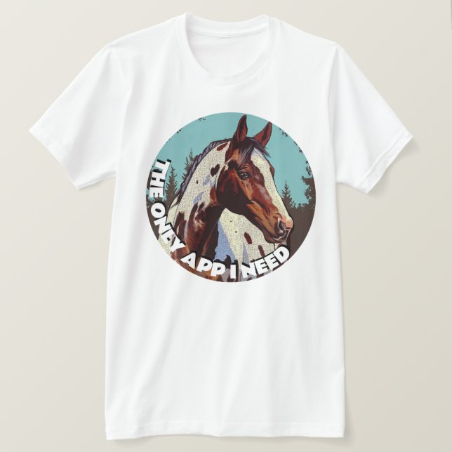 Camiseta Bonito Appaloosa (Anverso del diseño)