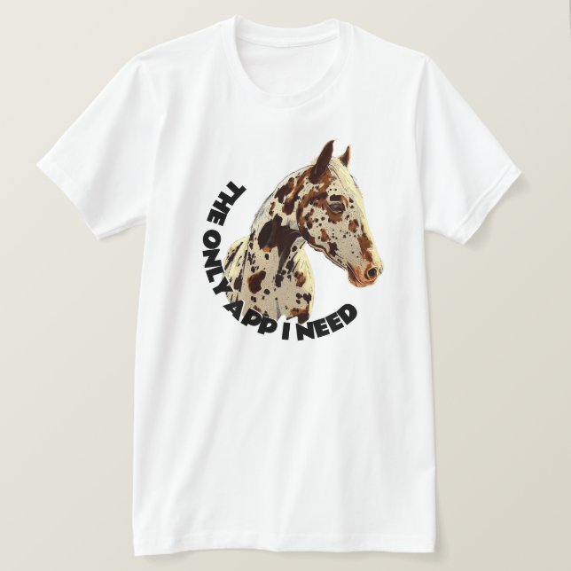 Camiseta Bonito Appaloosa (Anverso del diseño)