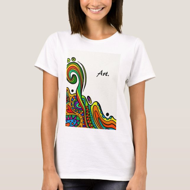 Camiseta Bonito arte (Anverso)
