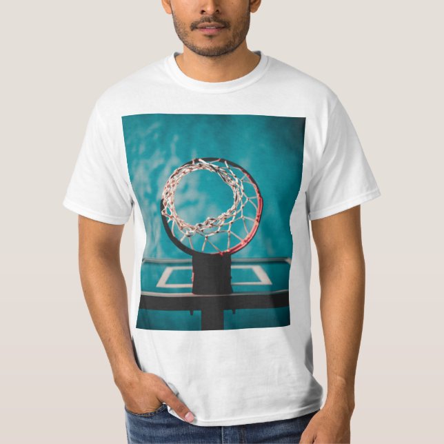 Camiseta Bonito arte de básquetbol (Anverso)