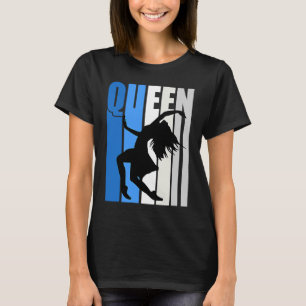 Camiseta Bonito azul mujeres bailarina Reina cumpleaños col