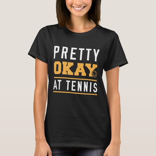Camiseta Bonito Bien En Tenis (Anverso)