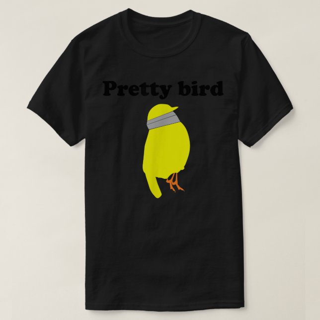 Camiseta Bonito Bird lindo tonto (Diseño del anverso)