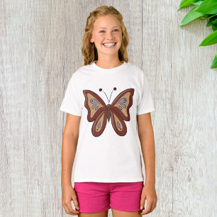 Camiseta Bonito Brown Butterly