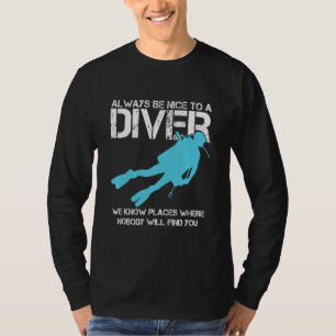 Camiseta Bonito Buceo Scuba Subacuático Mar
