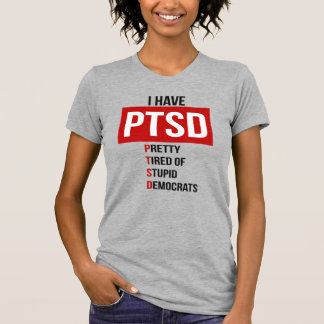 CAMISETA BONITO CANSADO DE DEMÓCRATAS ESTÚPIDOS
