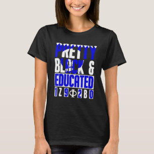 Camiseta Bonito Chica africano de historia negra educada M