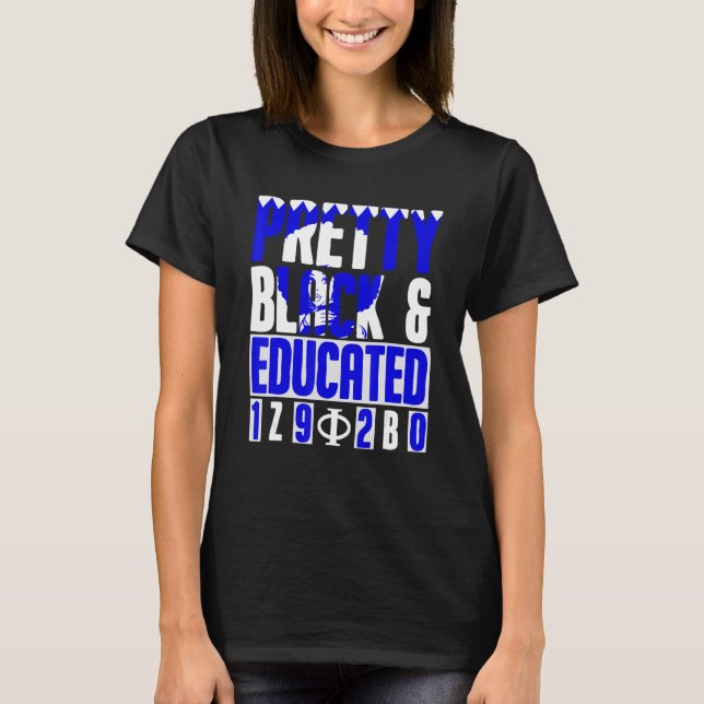 Camiseta Bonito Chica africano de historia negra educada M (Anverso)