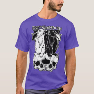 Camiseta Bonito conejo conejo conejo conejo luna noche dise