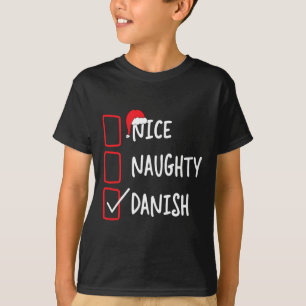 Camiseta Bonito danés travieso - Gracioso Navidad lista Paj