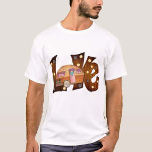 Camiseta Bonito de campamento de amor