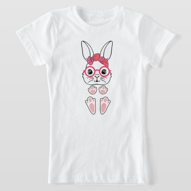 Camiseta Bonito de conejo de pascua lindo (Distribución)