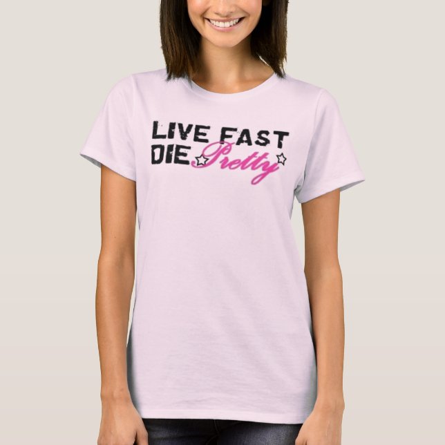Camiseta bonito de morir rápido (Anverso)