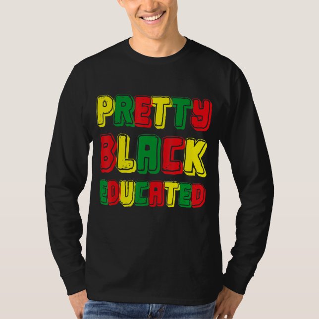 Camiseta Bonito de negro educado (Anverso)