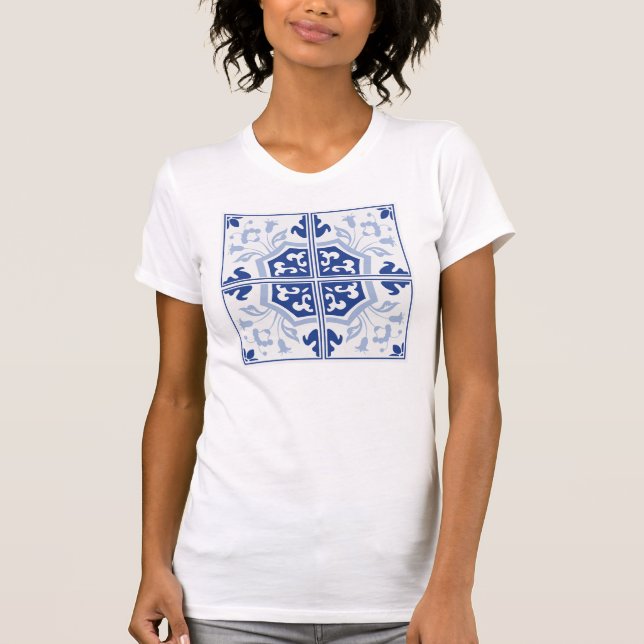 Camiseta Bonito Delft Blue Tile (Anverso)