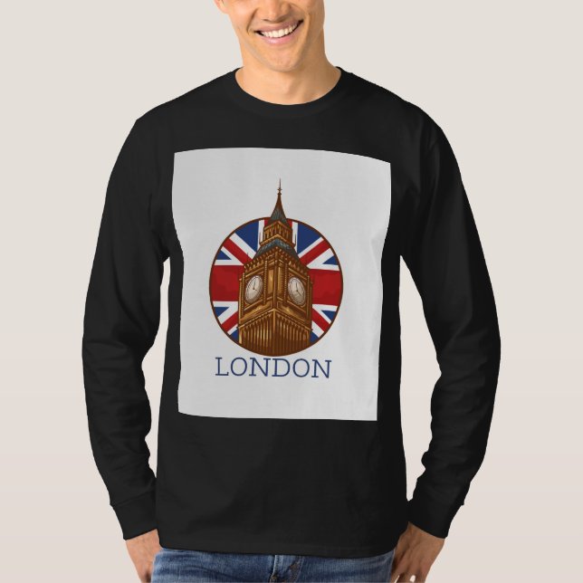 Camiseta Bonito diseño de Londres (Anverso)