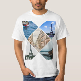 Camiseta bonito diseño de paris