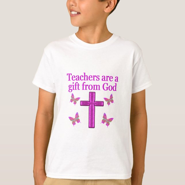 CAMISETA BONITO DISEÑO DE PROFESORES BENDECIDOS (Anverso)
