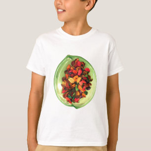 Camiseta Bonito diseño de rosa colorido