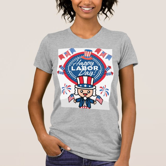 Camiseta Bonito diseño de trabajo  (Anverso)