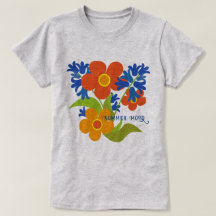 Bonito diseño floral de verano