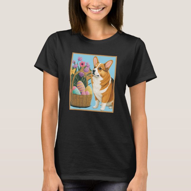 Camiseta Bonito Easter Corgi (Anverso)