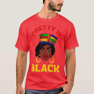Camiseta Bonito en afroamericana negra orgullo afro