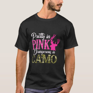 Camiseta Bonito En K Peligroso En Caza De Camo