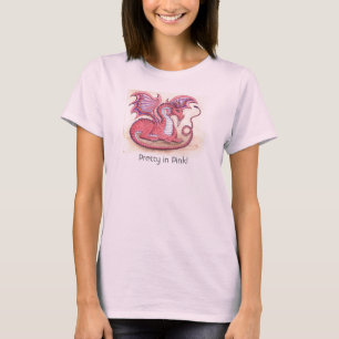 Camiseta ¡Bonito en rosado (bkg de w), bonito en rosa!