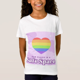 Camiseta bonito espacio seguro