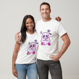 Camiseta bonito fantasma para halloween