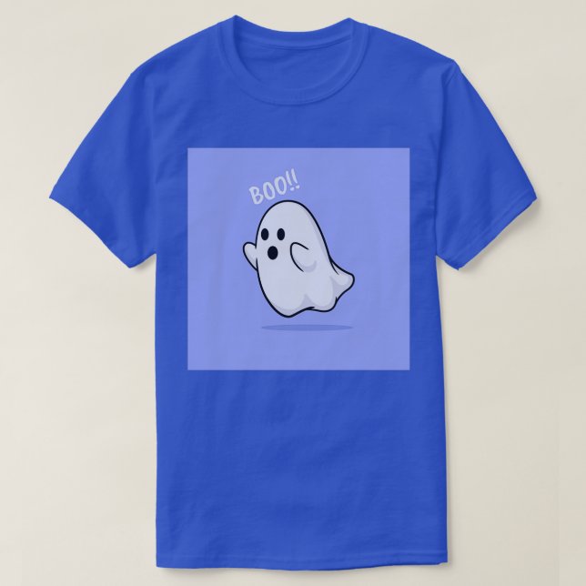 Camiseta bonito fantasma púrpura de la desaprobación (Diseño del anverso)