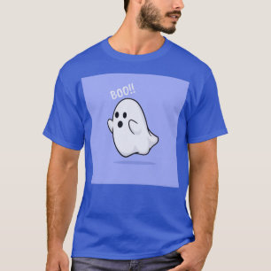 Camiseta bonito fantasma púrpura de la desaprobación