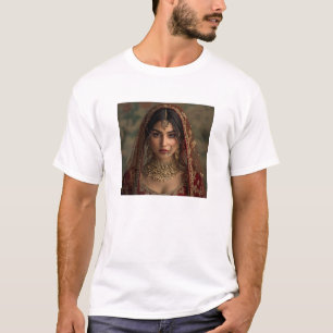 Camiseta Bonito fotográfica Chica indio regalo perfecto mod