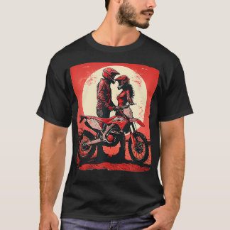 Camiseta Bonito fresco de la pareja de ciclismo de suciedad