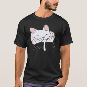 Camiseta Bonito gatito chitty Cute pelando para gato