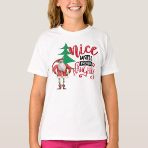 Camiseta Bonito hasta la prueba de la traviesa Santa
