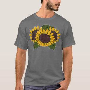 Camiseta Bonito hippie girasoles flores amarillas florecen