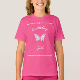 Camiseta Bonito Holo Diamond Butterfly BirthdayT-Shirt