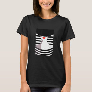 Camiseta Bonito Ilustracion Aspecto Chica