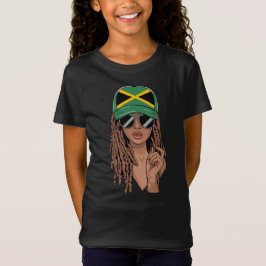 Camiseta ¡bonito jamaiquino y Loc'd Up! Orgulloso Hair jama