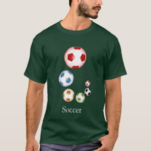 Camiseta Bonito juego de pelotas de fútbol