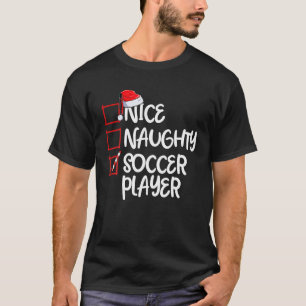 Camiseta Bonito jugador de fútbol Navidades divertidos