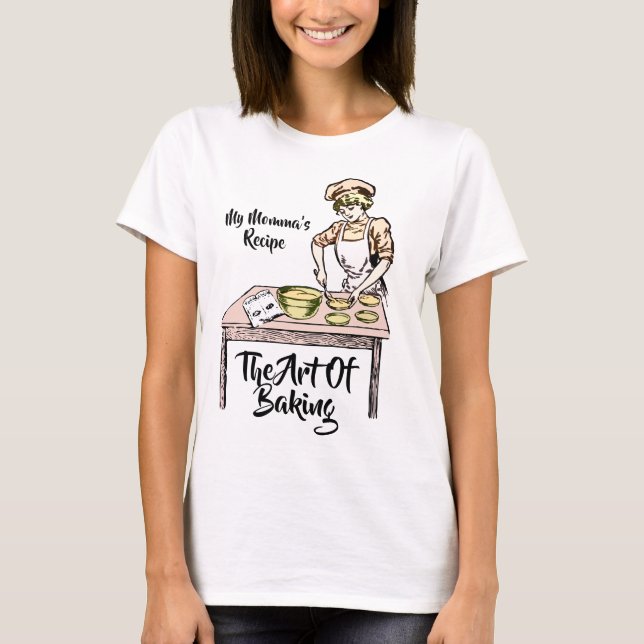 Camiseta Bonito Lady Baking White (Anverso)